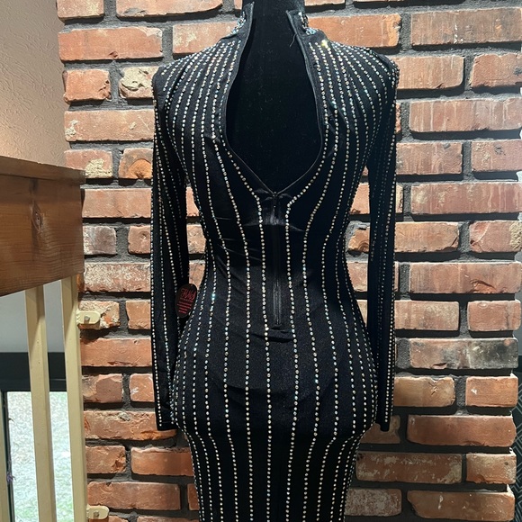 Hot Miami Styles Sheer dress - Picture 7 of 8